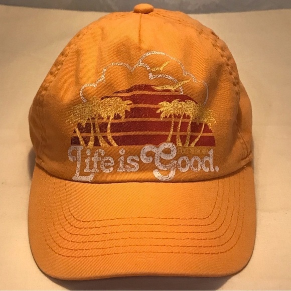 Life is Good Adjustable Beach Cap - Picture 3 of 16